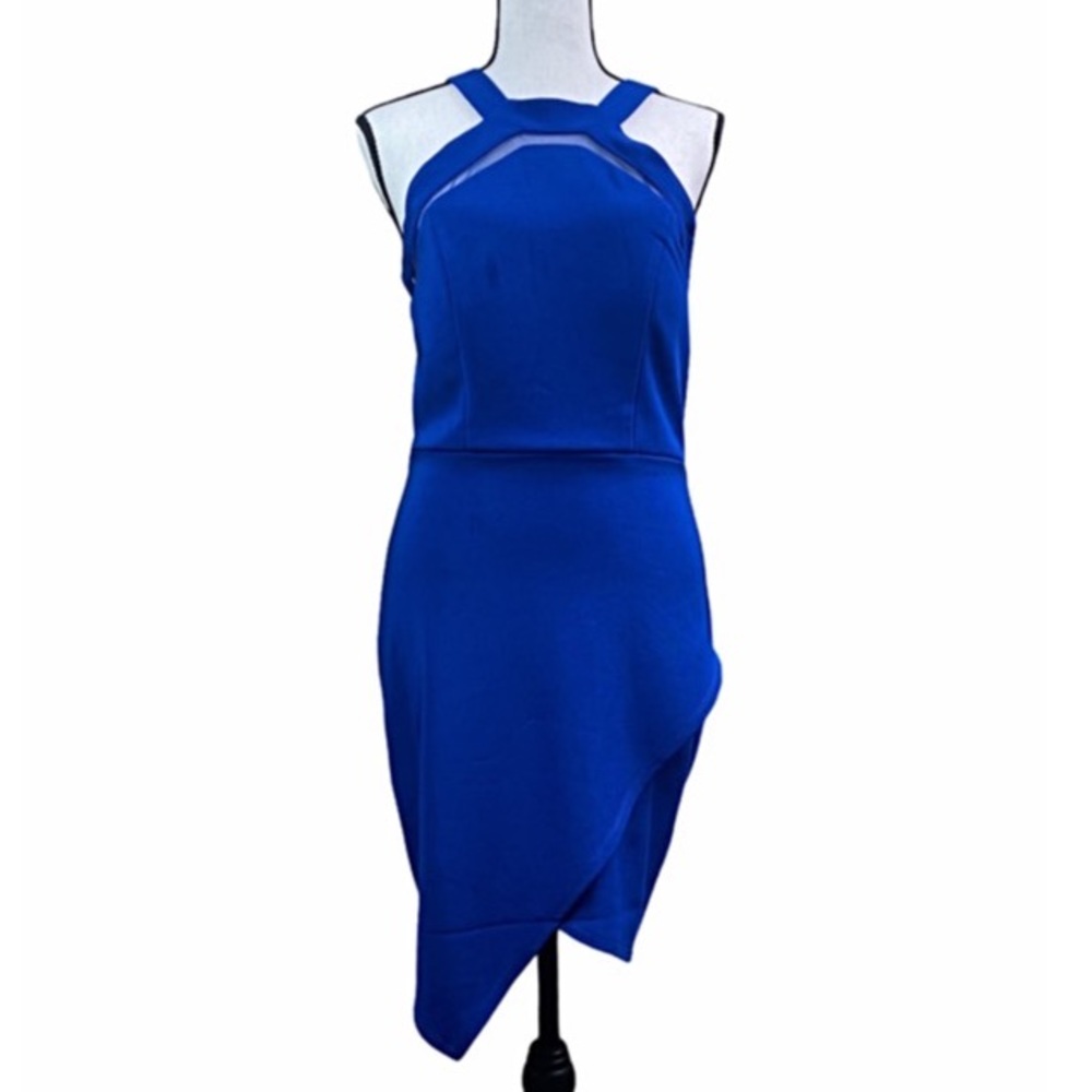 CRYSTAL DOLL ASYMMETRICAL MINI DRESS